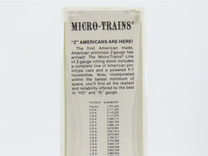 Z Kadee Micro-Trains MTL 14405-2 UP Union Pacific Single Dome Tank Car #70125