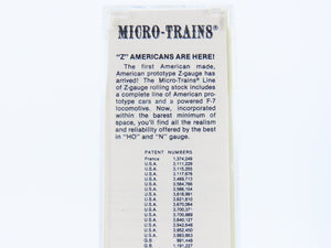 Z Scale Kadee Micro-Trains MTL 14505-2 UP Serves All The West Flat Car #51501