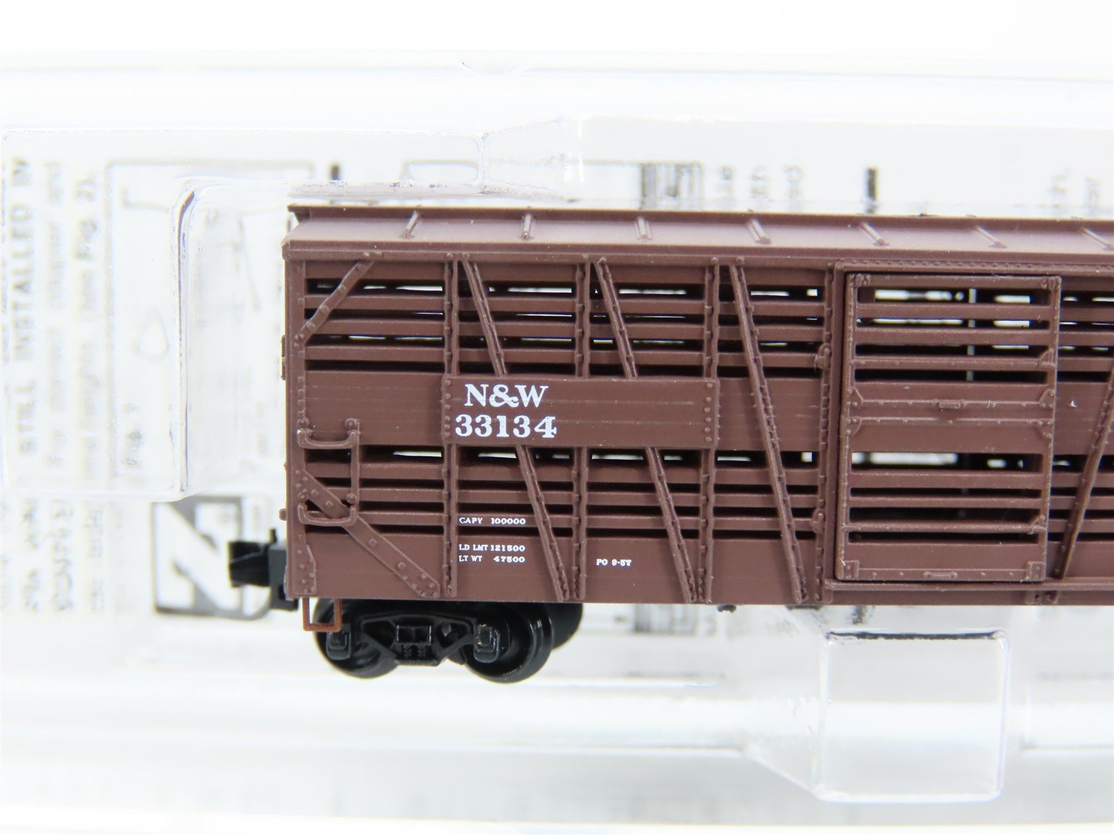 Z Scale Micro-Trains MTL 52000151 N&W Norfolk & Western 40' Stock Car #33134