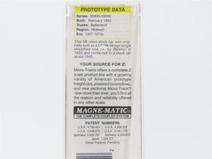 Z Scale Micro-Trains MTL 52000151 N&W Norfolk & Western 40' Stock Car #33134
