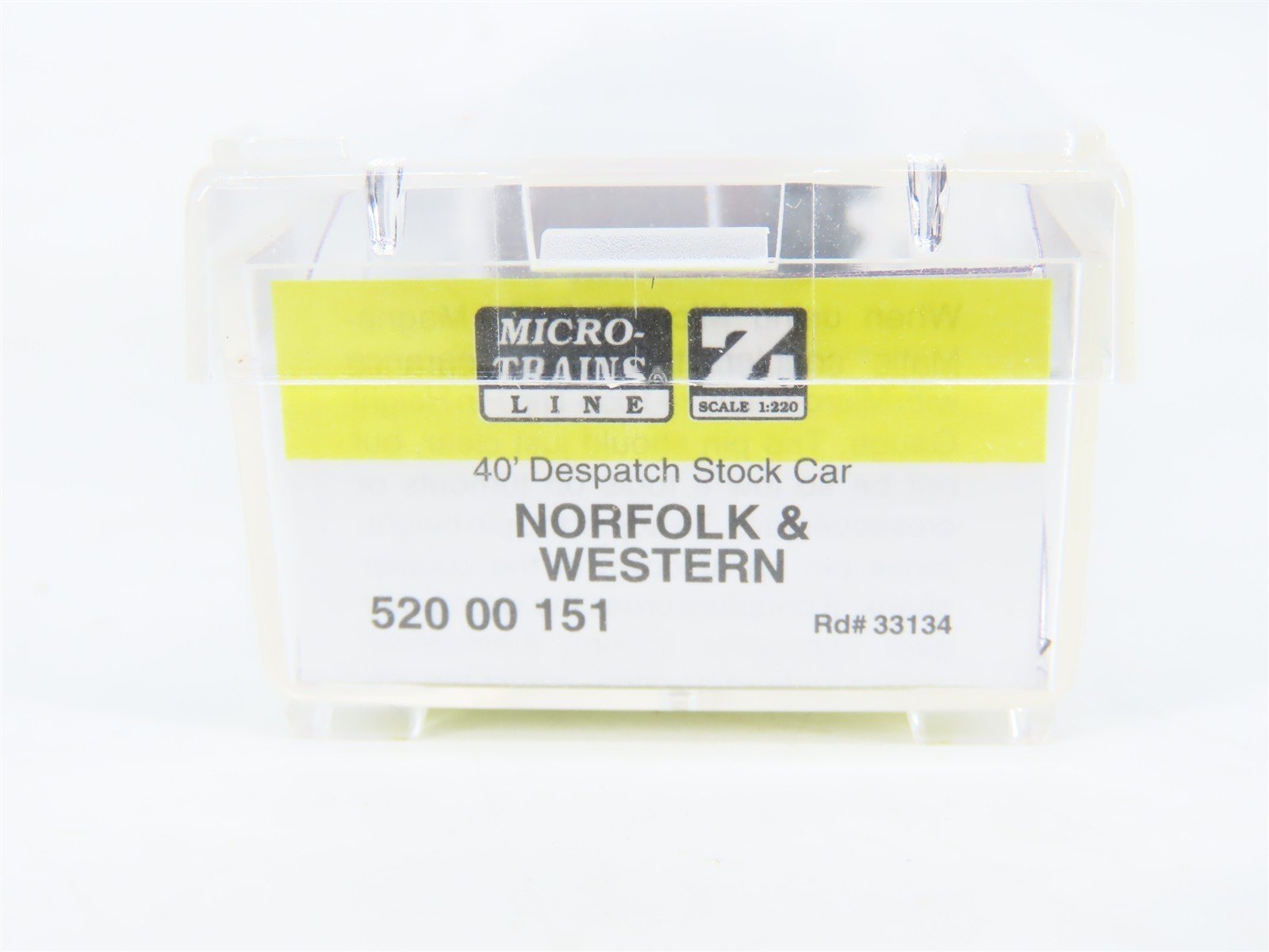 Z Scale Micro-Trains MTL 52000151 N&W Norfolk & Western 40' Stock Car #33134