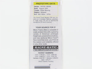 Z Scale Micro-Trains MTL 52200151 GTW Grand Trunk Western 50' Gondola #146015