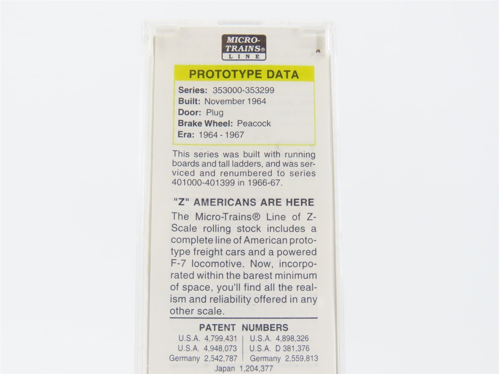 Z Micro-Trains MTL 13624-2 CN Canadian National (Yellow Door) 50' Boxcar #353228