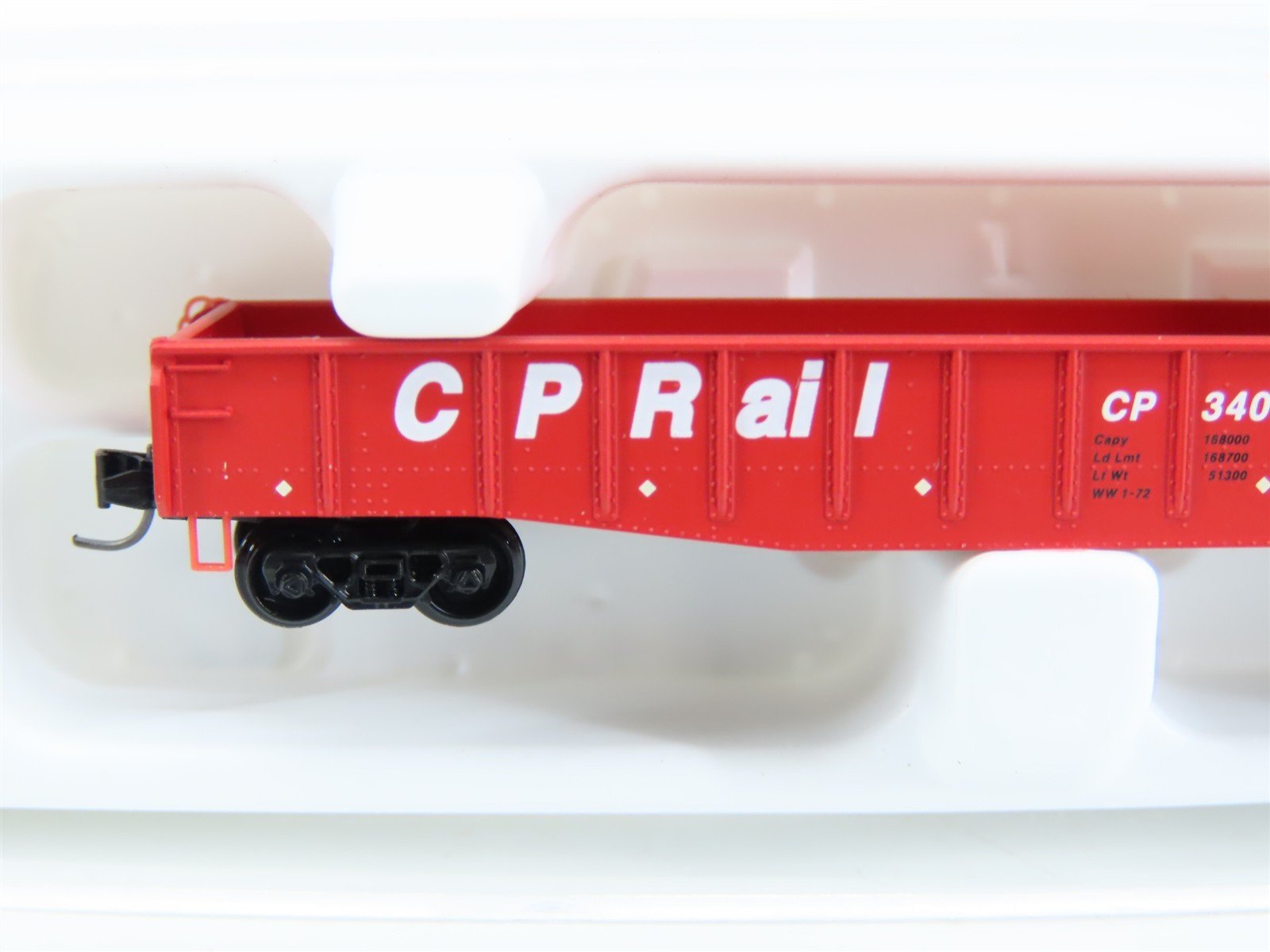 Z Scale Micro-Trains MTL 13108-2 CP Rail 50' Fishbelly Sides Gondola #340222