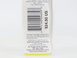 Z Scale Micro-Trains MTL 13108-2 CP Rail 50' Fishbelly Sides Gondola #340222