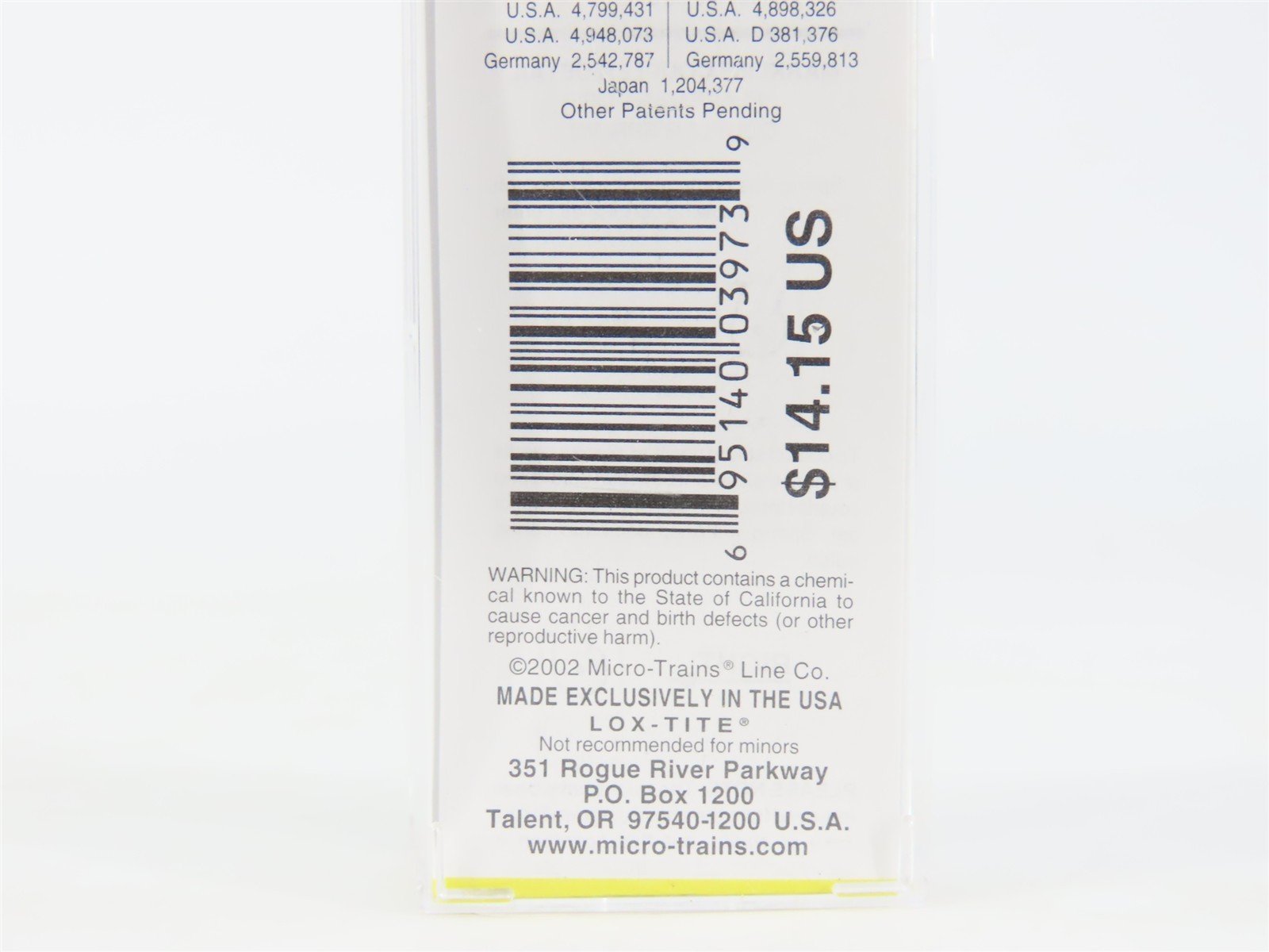 Z Scale Micro-Trains MTL 13106-2 GN Great Northern 50' Fishbelly Gondola #72839