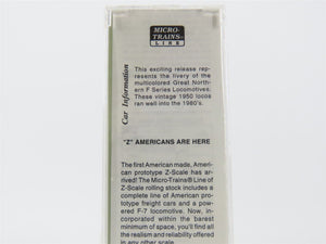 Z Scale Micro-Trains MTL 12008-2 GN Great Northern F7A Diesel #268B - Unpowered