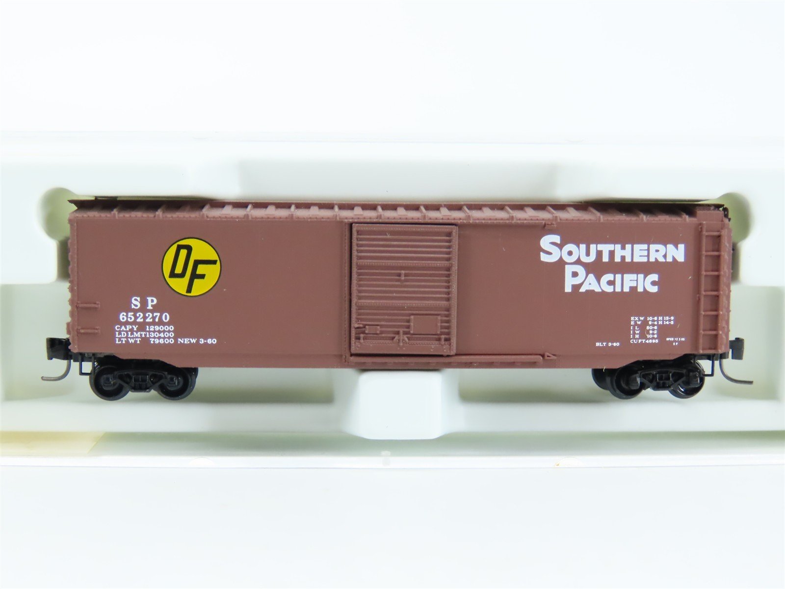 Z Scale Micro-Trains MTL 13514-2 SP Southern Pacific 50' Box Car #652270