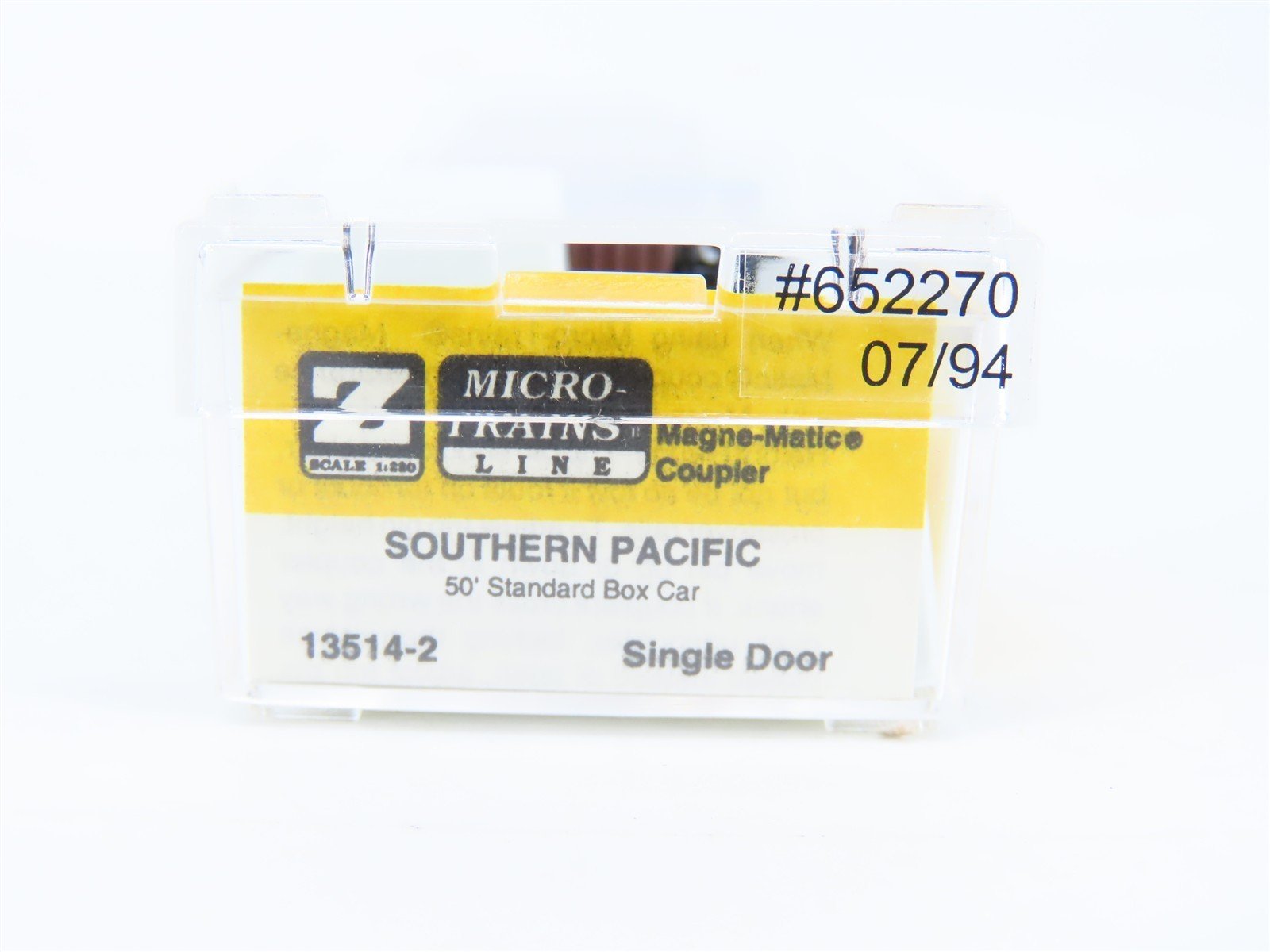 Z Scale Micro-Trains MTL 13514-2 SP Southern Pacific 50' Box Car #652270