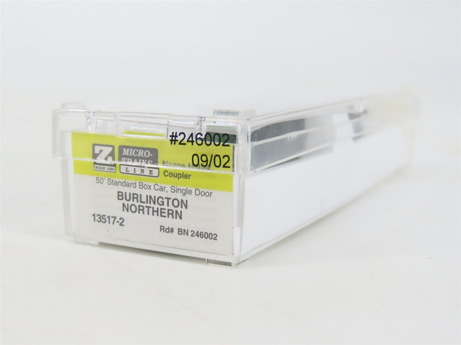 Z Scale Micro-Trains MTL 13517-2 BN Burlington Northern 50' Box Car #246002