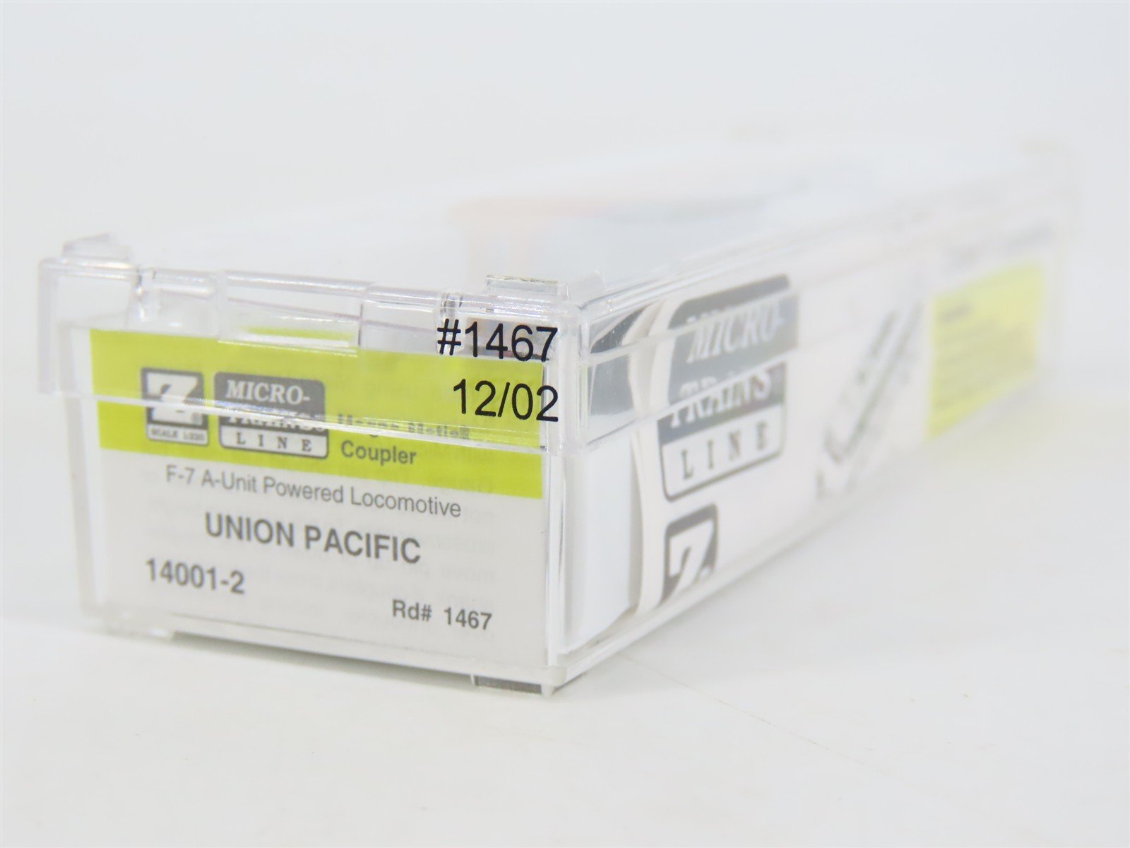 Z Scale Micro-Trains MTL 14001-2 UP Union Pacific F7A Diesel Locomotive #1467