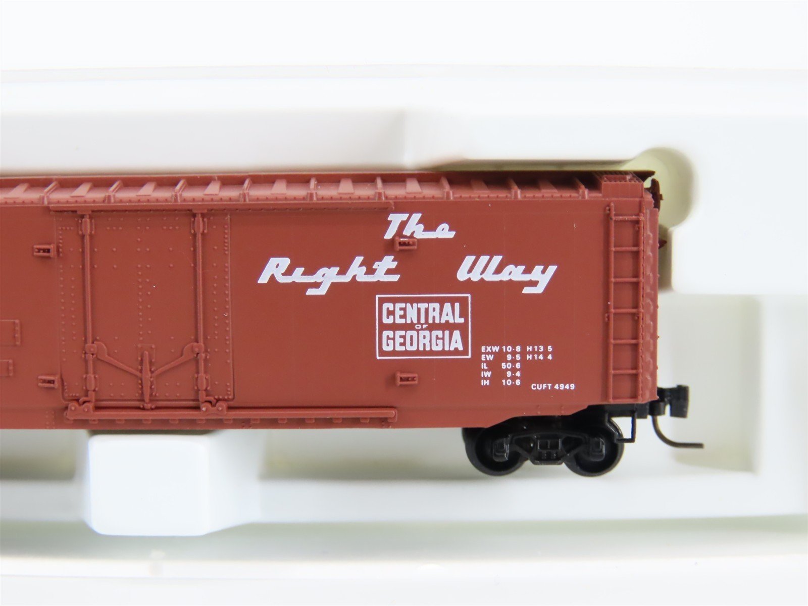 Z Scale Micro-Trains MTL 13612-2 CG Central Of Georgia 50' Box Car #3545