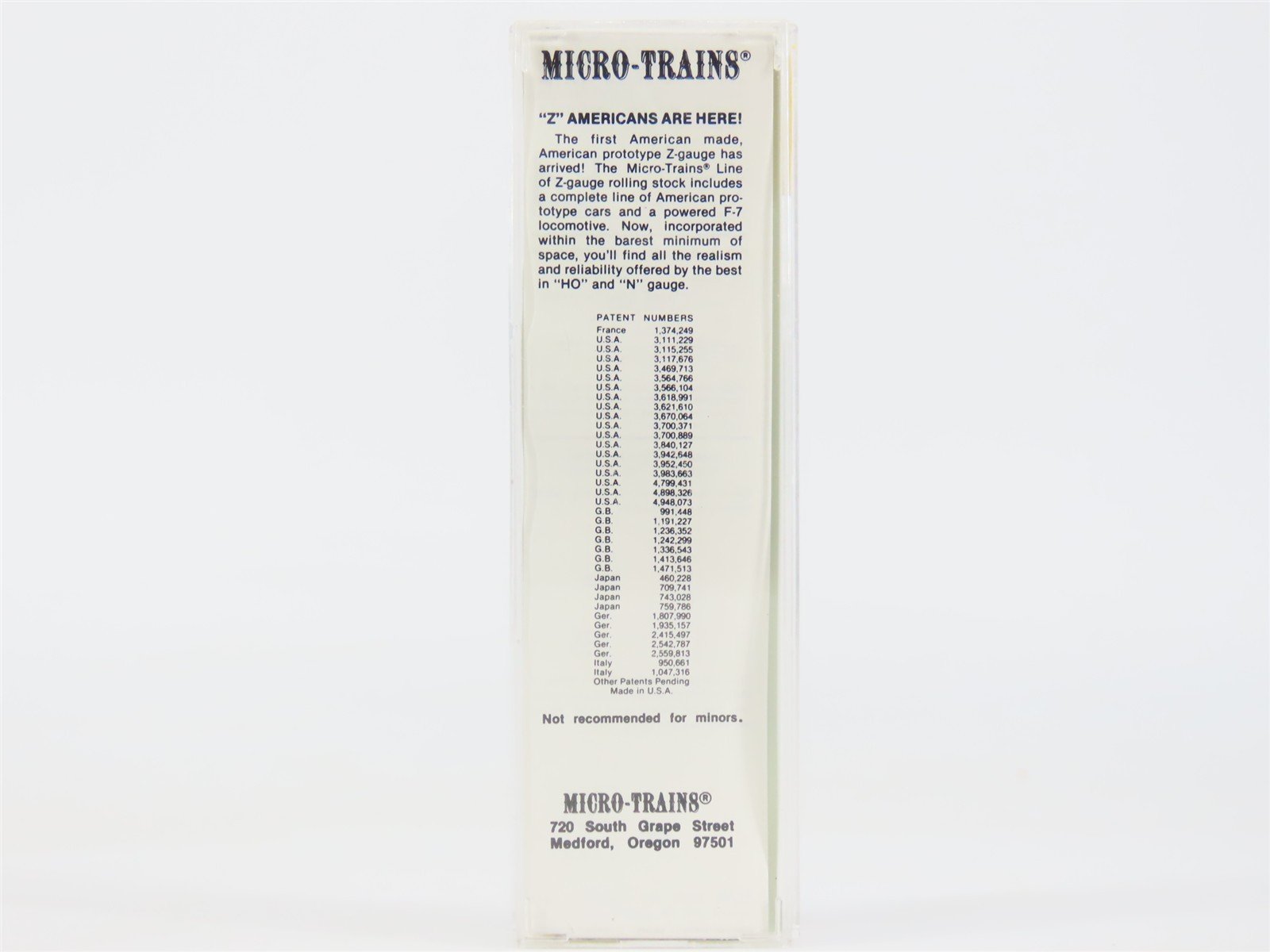 Z Scale Micro-Trains MTL 13612-2 CG Central Of Georgia 50' Box Car #3545