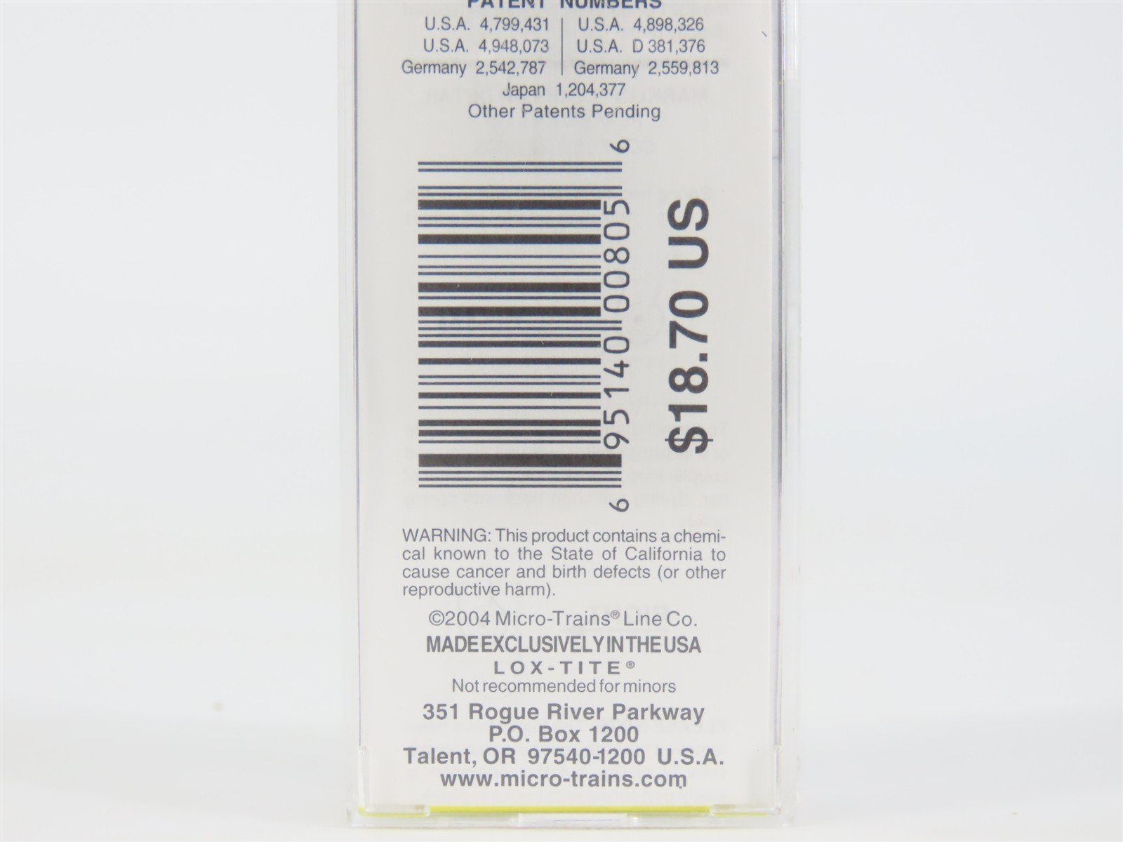 Z Scale Micro-Trains MTL 13611 SCL Seaboard Coast Line 50' Box Car #635291