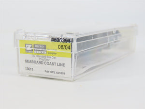 Z Scale Micro-Trains MTL 13611 SCL Seaboard Coast Line 50' Box Car #635291