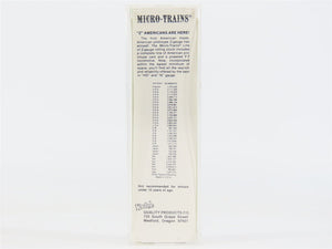 Z Scale Kadee Micro-Trains MTL 13603-2 WP Rides Like A Feather 50' Boxcar #55943