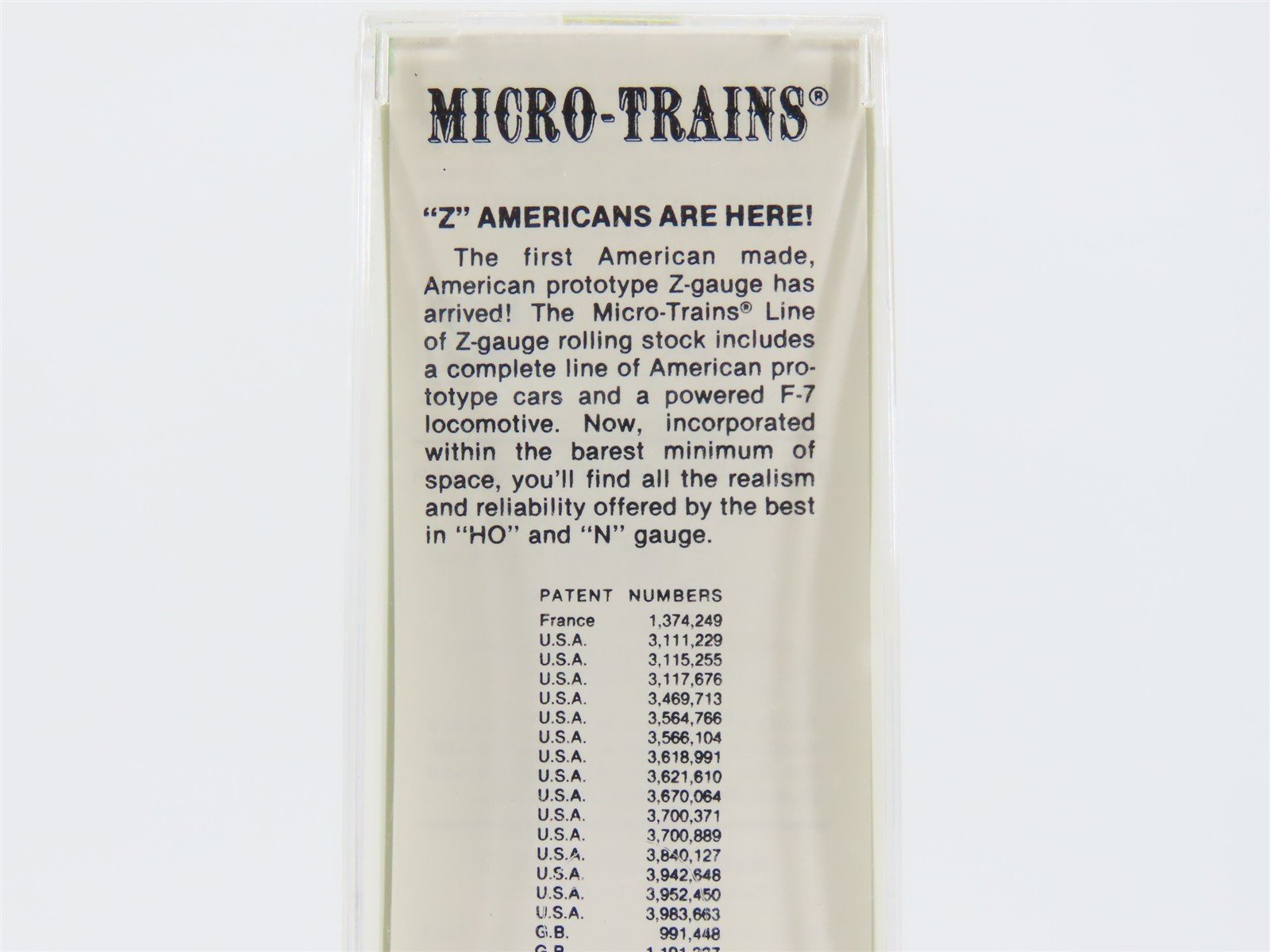 Z Scale Kadee Micro-Trains MTL 13603-2 WP Rides Like A Feather 50' Boxcar #55943