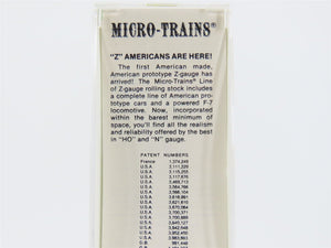 Z Scale Kadee Micro-Trains MTL 13603-2 WP Rides Like A Feather 50' Boxcar #55943
