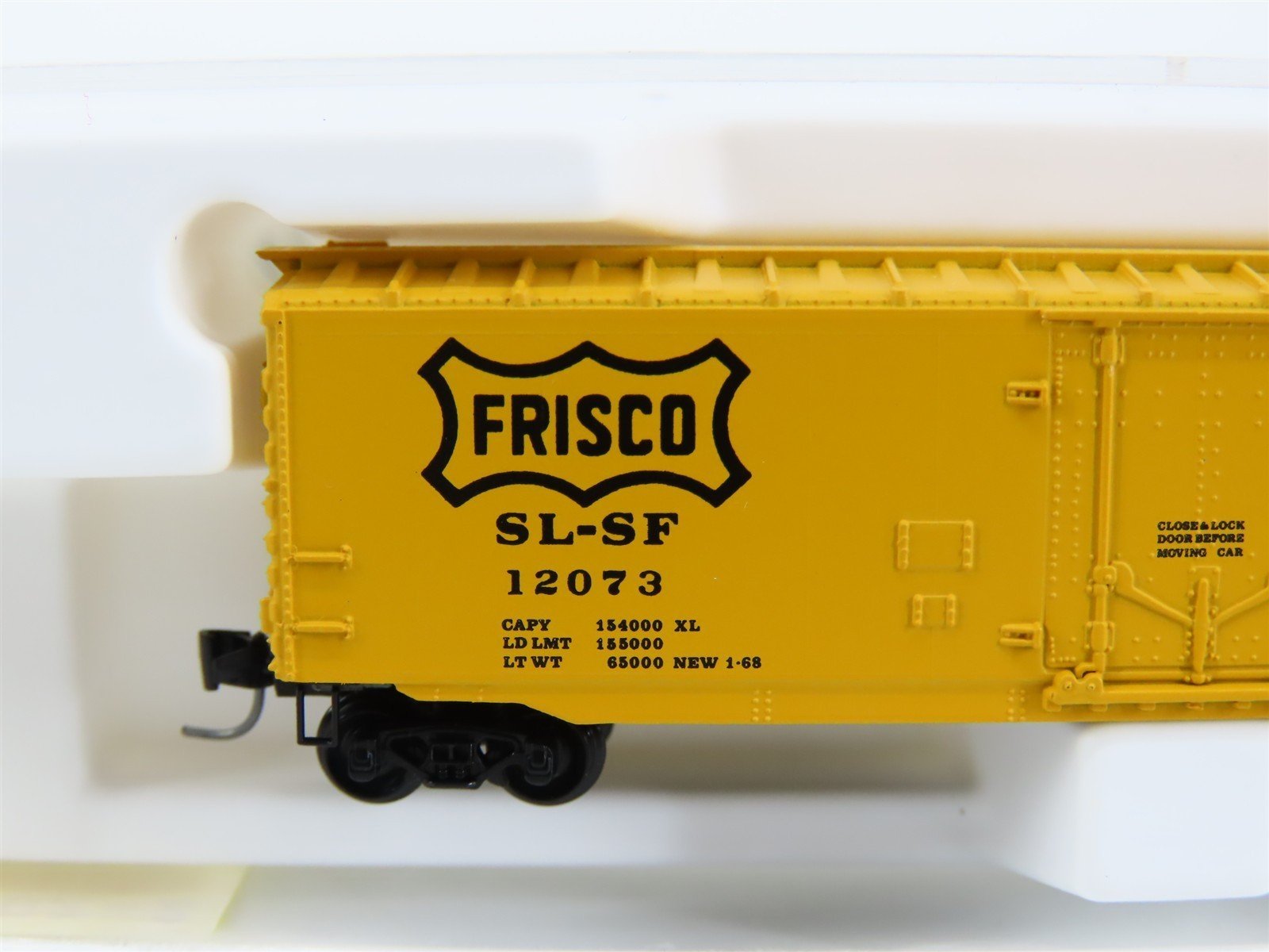 Z Kadee Micro-Trains MTL 13602-2 SL-SF Ship It On The Frisco 50' Box Car #12073