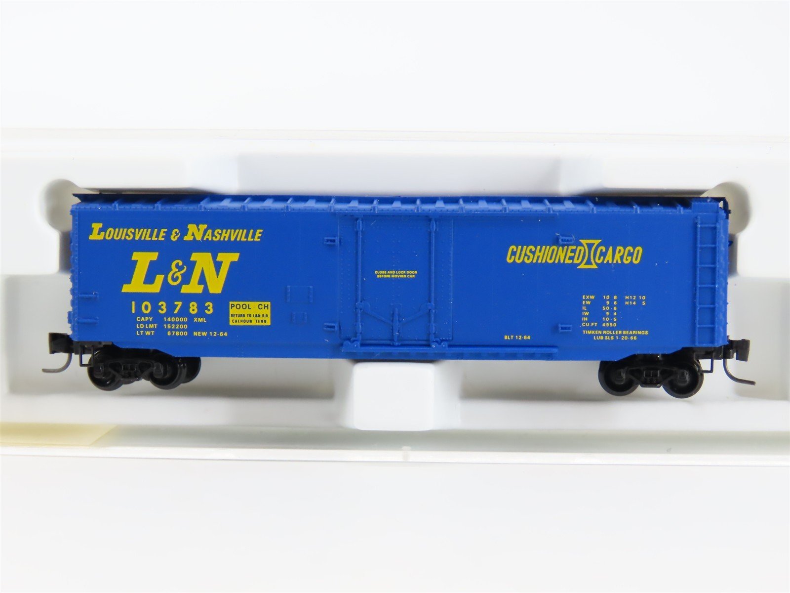 Z Scale Micro-Trains MTL 13617-2 L&N Louisville & Nashville 50' Box Car #103783