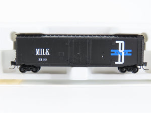 Z Scale Micro-Trains MTL 13619-2 BM Boston & Maine Milk 50' Box Car #1919