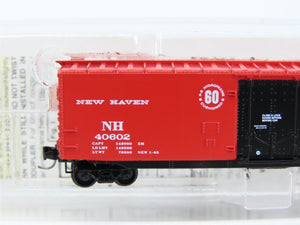Z Scale Micro-Trains MTL 13628-2 NH New Haven 50' Plug Door Box Car #40602