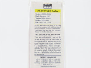 Z Scale Micro-Trains MTL 13628-2 NH New Haven 50' Plug Door Box Car #40602