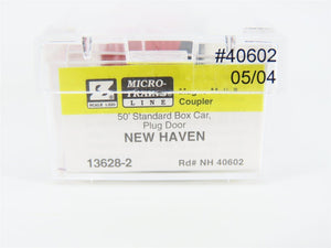 Z Scale Micro-Trains MTL 13628-2 NH New Haven 50' Plug Door Box Car #40602