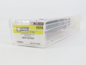 Z Scale Micro-Trains MTL 13628-2 NH New Haven 50' Plug Door Box Car #40602