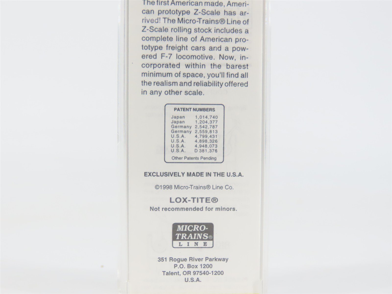 Z Scale Micro-Trains MTL 13630-2 MR Model Railroader 65 Years 50' Boxcar #346599