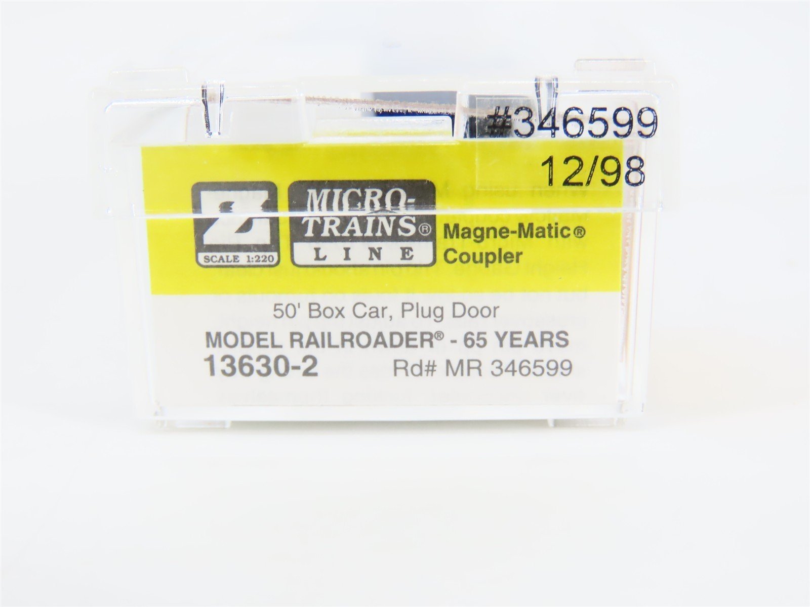 Z Scale Micro-Trains MTL 13630-2 MR Model Railroader 65 Years 50' Boxcar #346599