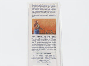 Z Micro-Trains MTL 50700310 SBX Smokey Bear Forest Fire Prevention Boxcar #1953A