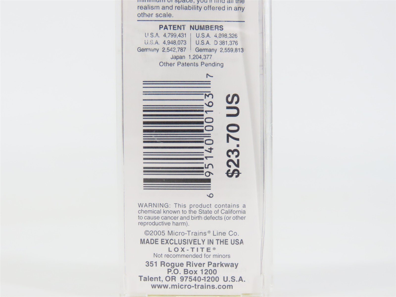 Z Micro-Trains MTL 50700310 SBX Smokey Bear Forest Fire Prevention Boxcar #1953A