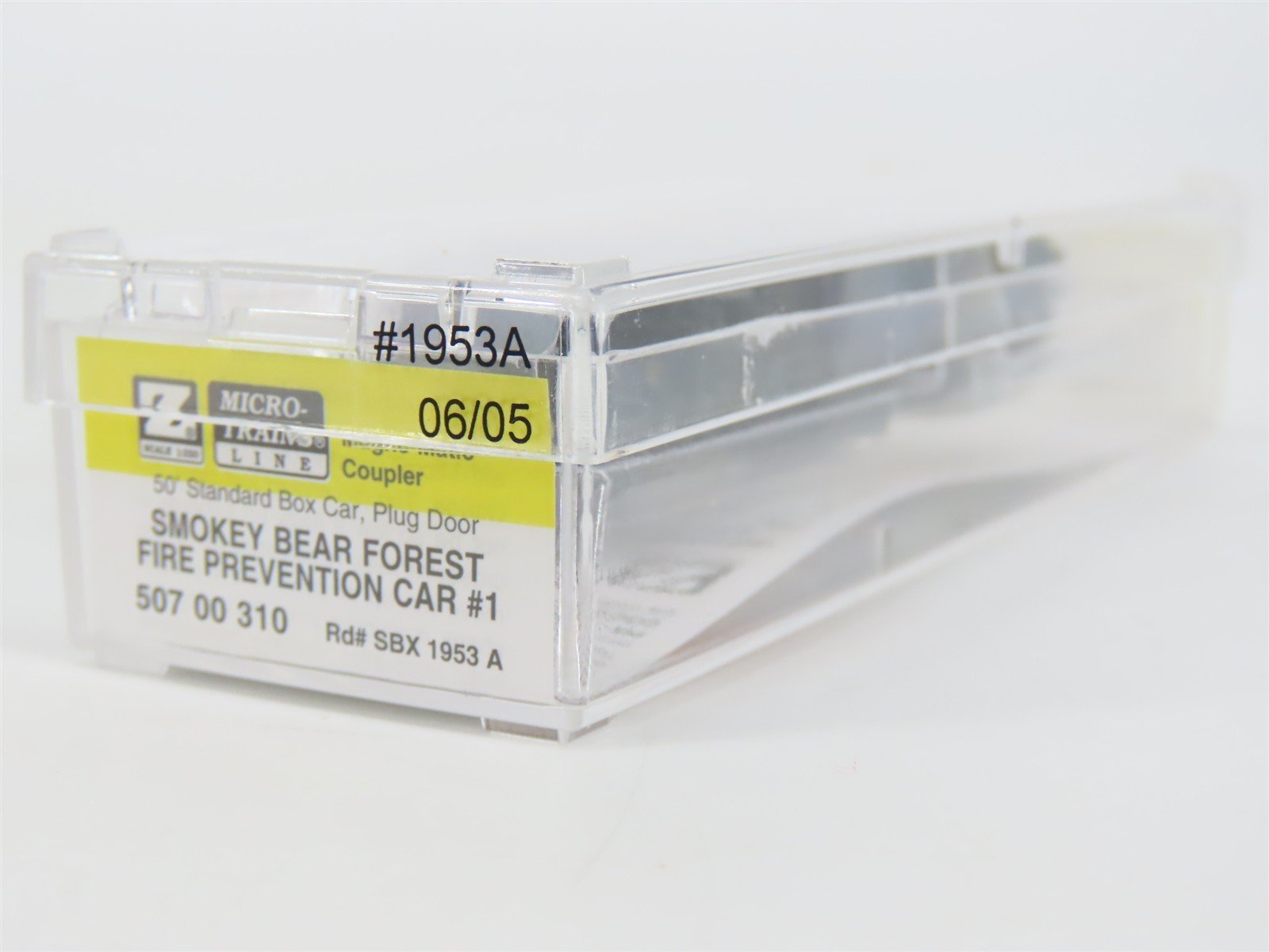 Z Micro-Trains MTL 50700310 SBX Smokey Bear Forest Fire Prevention Boxcar #1953A