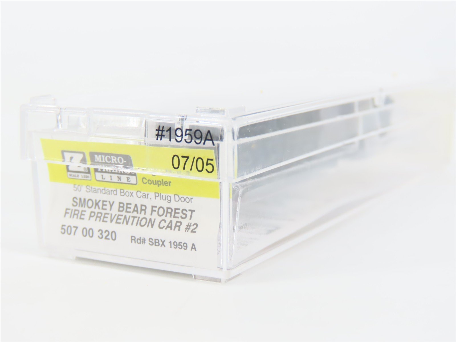 Z Micro-Trains MTL 50700320 SBX Smokey Bear Forest Fire Prevention Boxcar #1959A