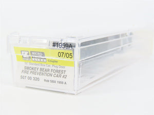 Z Micro-Trains MTL 50700320 SBX Smokey Bear Forest Fire Prevention Boxcar #1959A