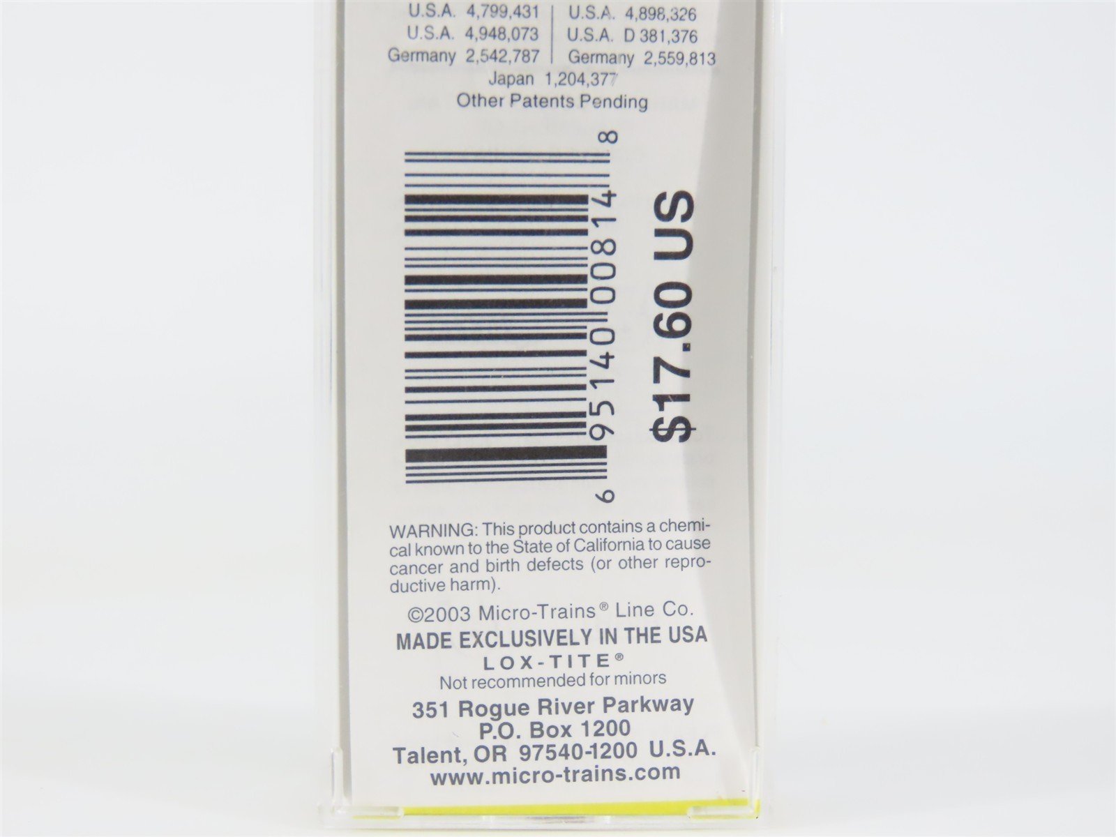 Z Scale Micro-Trains MTL 13703 N&W Norfolk & Western 50' Box Car #285245