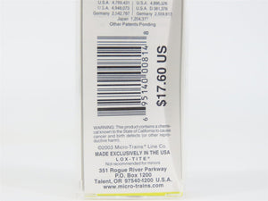 Z Scale Micro-Trains MTL 13703 N&W Norfolk & Western 50' Box Car #285245
