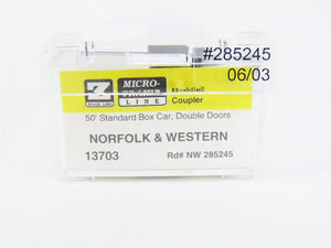 Z Scale Micro-Trains MTL 13703 N&W Norfolk & Western 50' Box Car #285245
