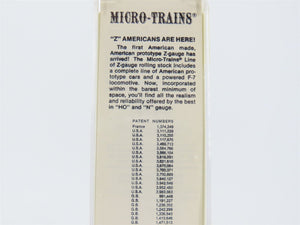 Z Scale Kadee Micro-Trains MTL 13902-2 UP Streamliners 40' Box Car #42236