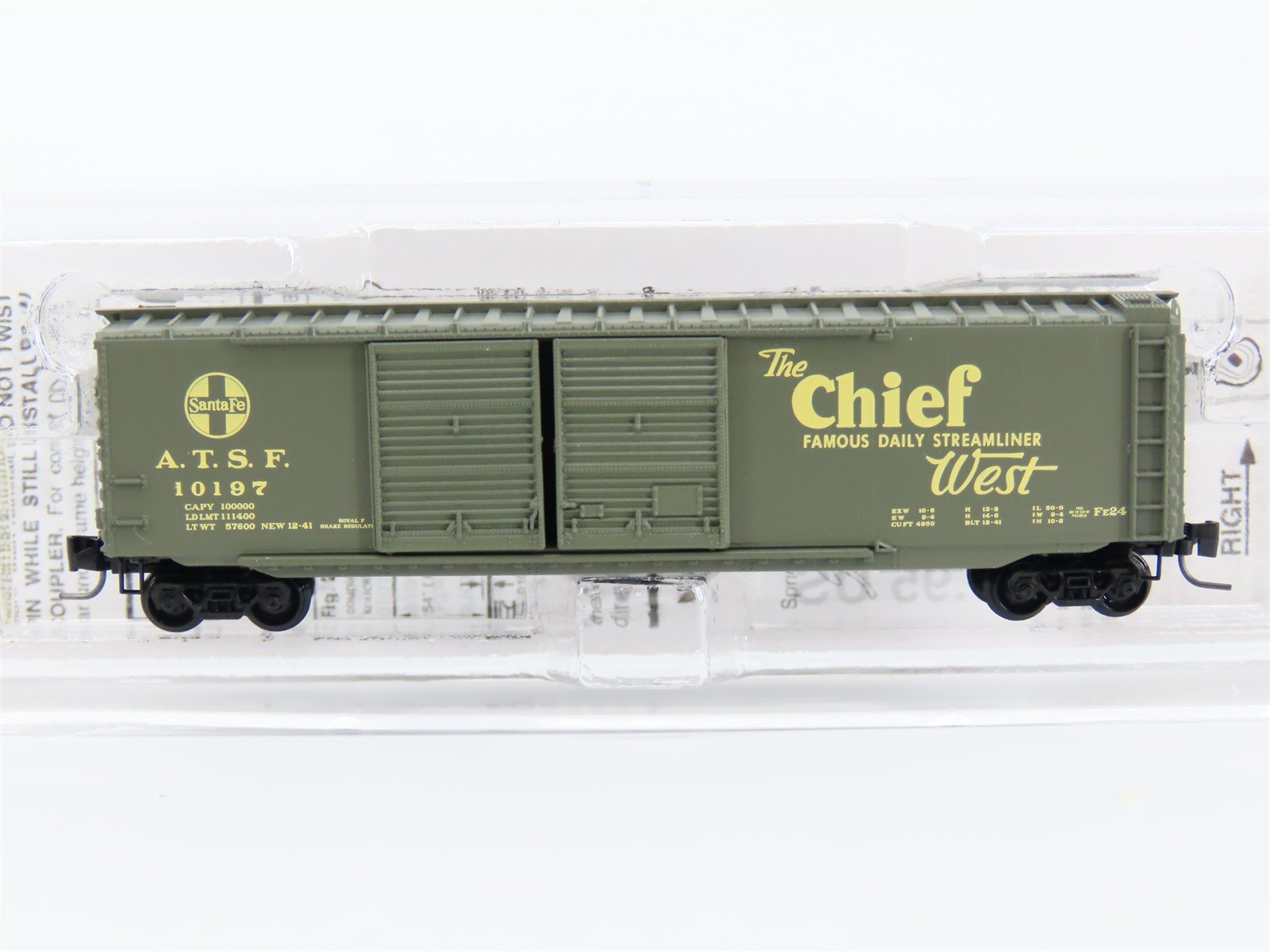 Z Scale Micro-Trains MTL 50600600 ATSF Santa Fe 