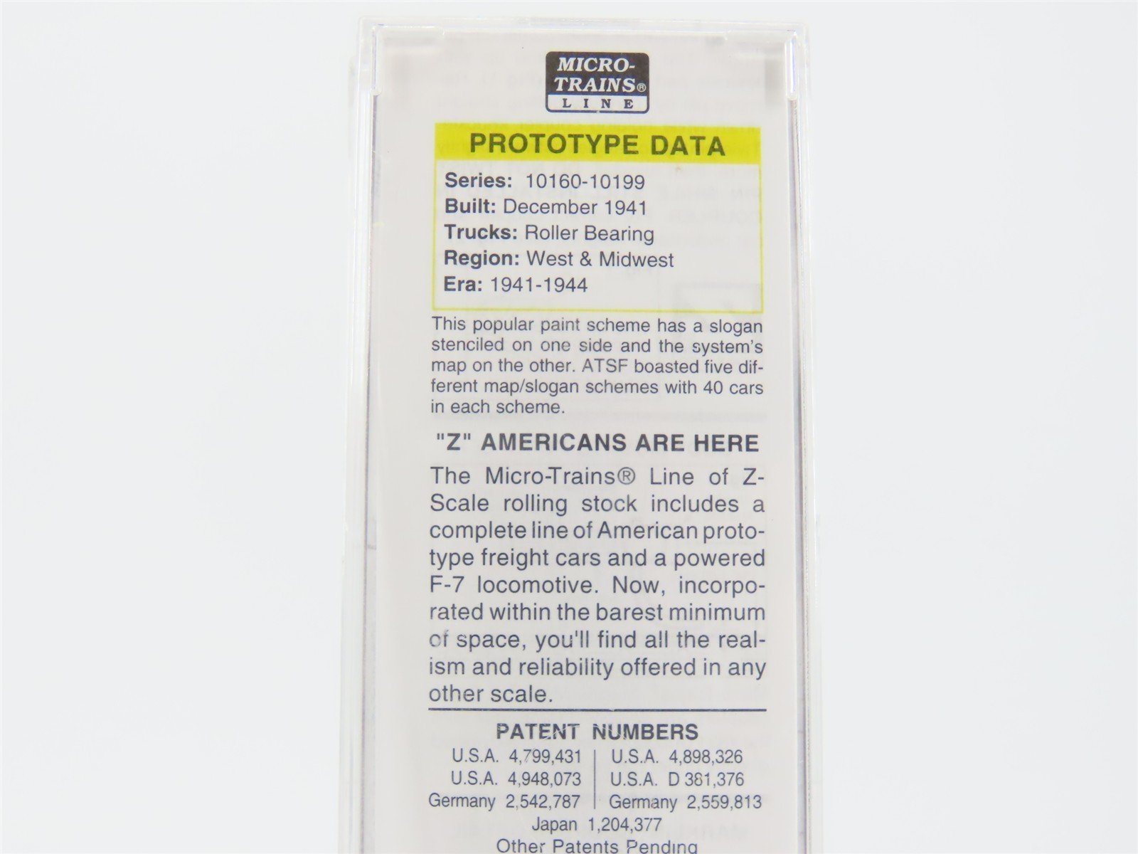 Z Scale Micro-Trains MTL 50600600 ATSF Santa Fe 