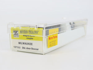 Z Scale Kadee Micro-Trains MTL 13713-2 CMStP&P MILW Milwaukee Road Boxcar #13252