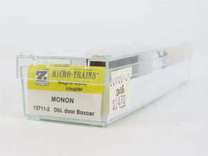 Z Scale Kadee Micro-Trains MTL 13711-2 MON Monon Double Door Box Car #1499