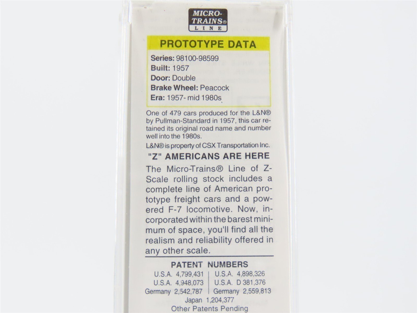 Z Scale Micro-Trains MTL 13705-2 L&N 