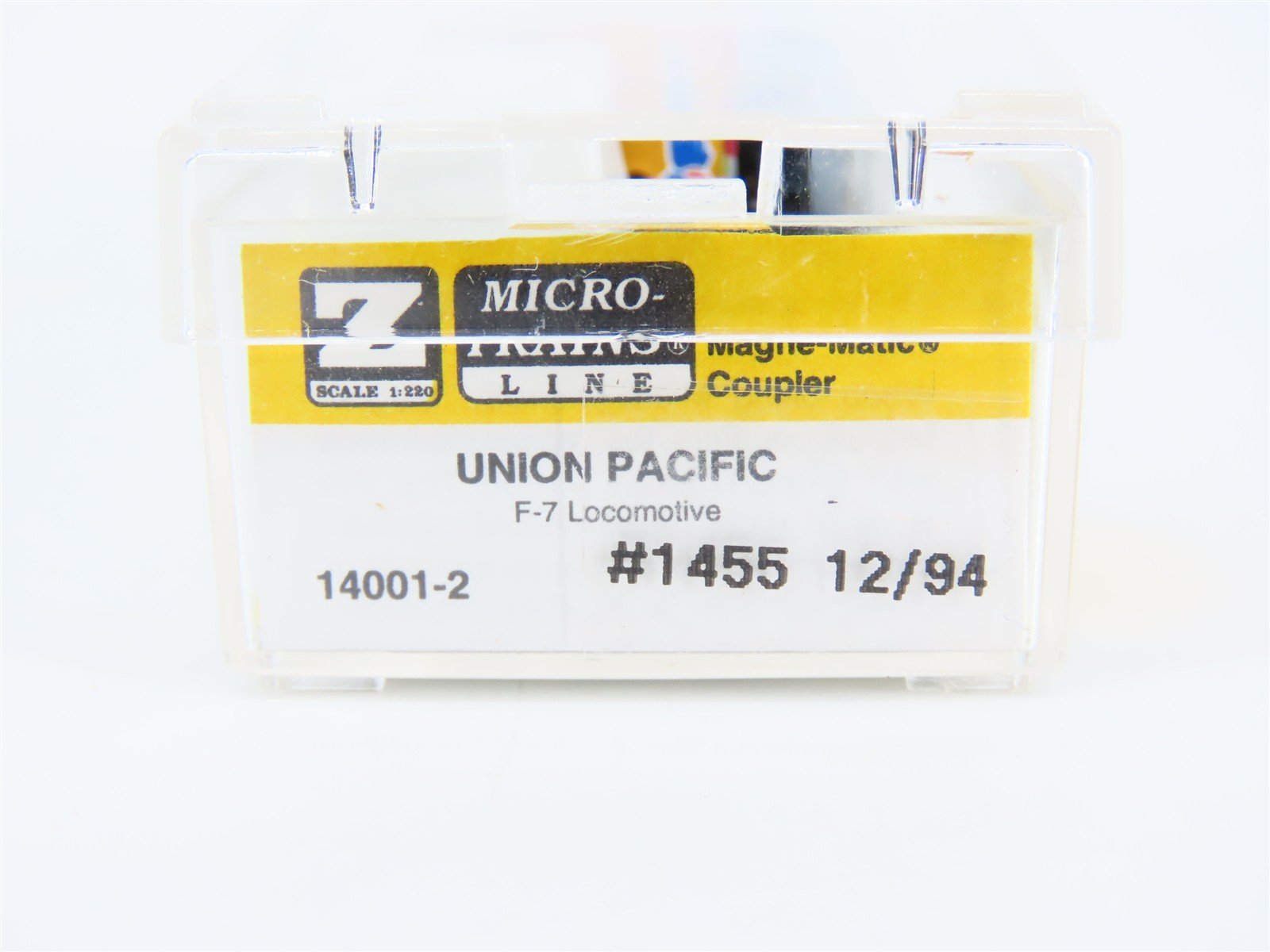 Z Scale Micro-Trains MTL 14001-2 UP Union Pacific F7A Diesel Locomotive #1455