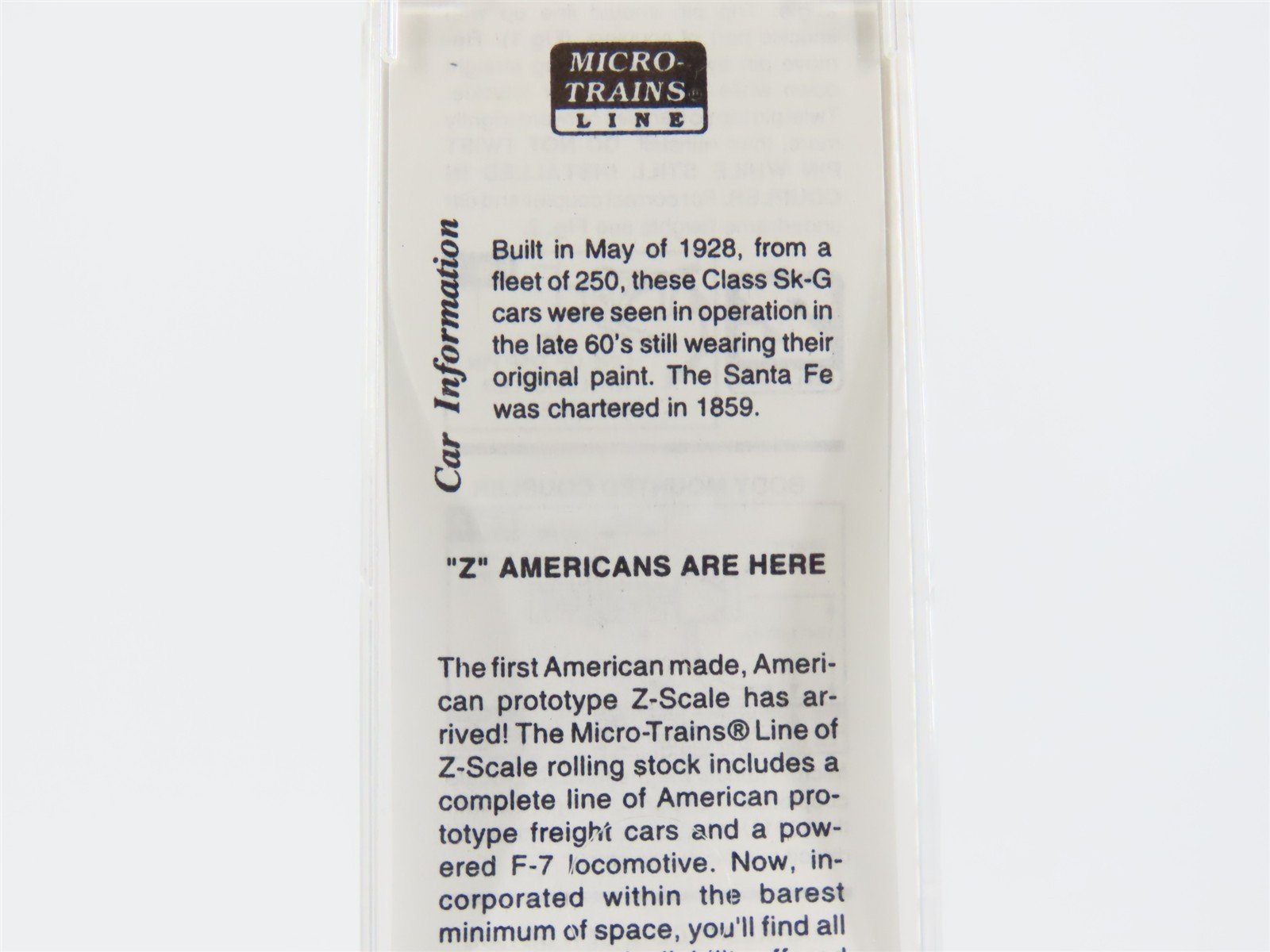 Z Scale Micro-Trains MTL 13804-2 ATSF Santa Fe 40' Despatch Stock Car #68642