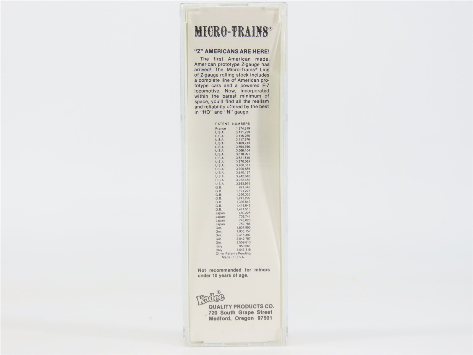 Z Scale Kadee Micro-Trains MTL 13804-2 ATSF Santa Fe 40' Stock Car #68826