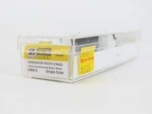 Z Scale Micro-Trains MTL 13809-2 CB&Q Burlington Route Stock Car #52002