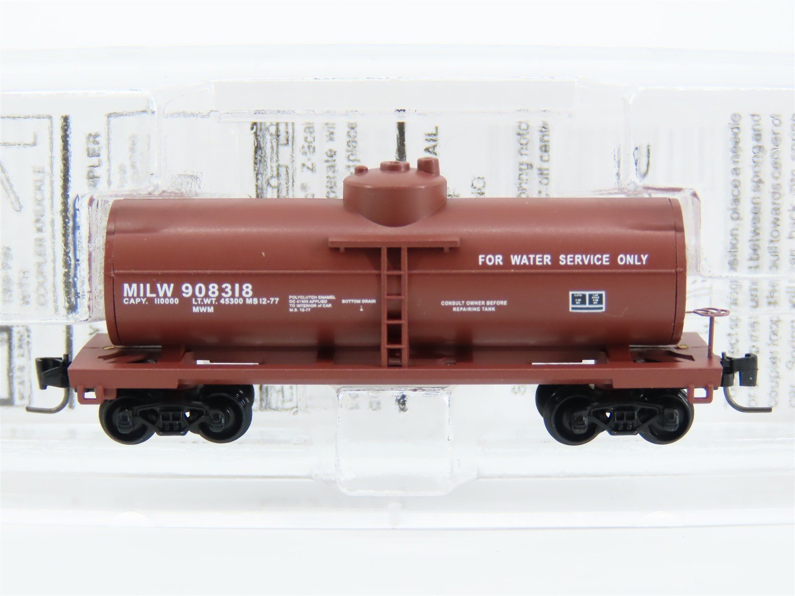 Z Micro-Trains MTL 53000120 MILW Milwaukee Road 39' Single Dome Tank Car #908318